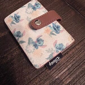 Disney White and Brown Lilo Stitch Wallet